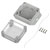 TRU COMPONENTS TC-13865252 Enclosure Light grey 121.5x91.5x60mm ABS-PC