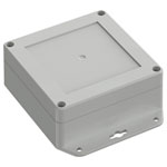TRU COMPONENTS TC-13865264 Enclosure light grey ABS 136.5x106.5x45mm
