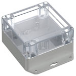 TRU COMPONENTS TC-13865284 Enclosure ABS-PC Light grey 136.5x106.5x60.1mm