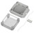 TRU COMPONENTS TC-13865284 Enclosure ABS-PC Light grey 136.5x106.5x60.1mm