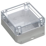 TRU COMPONENTS 6U07121206737 Industrial casing 151x121x60mm ABS-PC Light grey