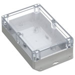 TRU COMPONENTS TC-13865332 Enclosure ABS-PC Light grey 243.5x141.5x60.1mm