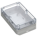 TRU COMPONENTS TC-13865340 Industrial casing PC Grey 243.5x141.5x60.1mm