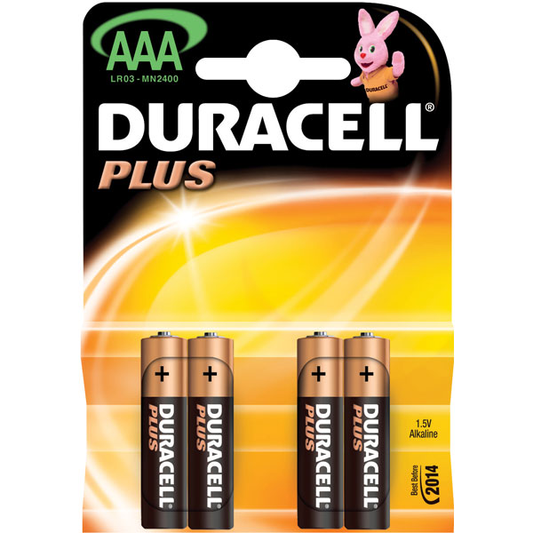 Duracell Plus 5000394038103 MN1500 AA Batteries (Pack of 4)