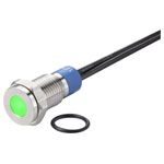 TRU COMPONENTS TC-7495148 LED bulb Green 12 V DC/AC Indicator Industrial Panel