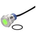 TRU COMPONENTS TC-7495244 LED bulb Green 12V DC/AC Indicator Industrial Panel