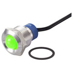 TRU COMPONENTS TC-7495260 LED bulb Green 12 V DC/AC Panel Indicator Light