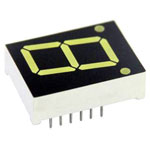 TRU COMPONENTS TRU-7S1-36BAG Seven-segment display Blue 9.1 mm 3.2 V 1 digit