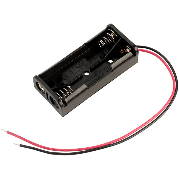 Keystone 2469 Battery holder for 2 x AAA - and Flyingleads | Rapid Online