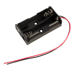 Keystone 2463 Battery holder for 2 x AA - and Flying Leads