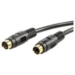 Value 11.99.4363 S-Video VHS Cable Black 3.00 m for Audio & Visual Signals