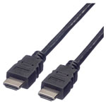 Value 11.99.5557 HDMI Cable Black 5.00 m Shielded