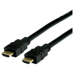 Value 11.99.5696 HDMI Cable HDMI-A to HDMI-A Black 10m 4K UHD Double Shielded
