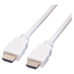 Value 11.99.5710 HDMI cable 10m white shielded for monitors