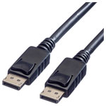 Value 11.99.5767 DisplayPort Cable DisplayPort plugs Black 1.50 m Shielded