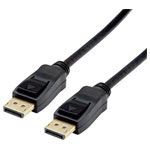 Value 11.99.5811 DisplayPort Cable Black 2.00 m Shielded DisplayPort plug