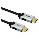 Value 11.99.5943 HDMI Cable Black Double Shielded 3m 10K UHD 8K UHD