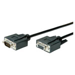 Value 11.99.6210 Value Series Cable D-SUB 9-pin plug to socket Black 1.00 m