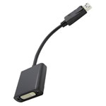 Value 12.99.3133 DisplayPort DVI Adapter cable Black 0.15 m