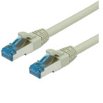 Value 21.99.0864 RJ45 Network Cable CAT 6A Grey 0.30m Halogen-free