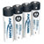 Ansmann 5035442 MaxE+ Rechargeable AA Batteries 2500mAh 4 Pack