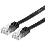Value 21.99.0960 RJ45 Network cable CAT 6 U/UTP Black 0.50 m