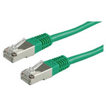 Value 21.99.1323 RJ45 Network cable cat 6 S/FTP 0.50m Green wired