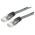 Value 21.99.1535 RJ45 Network cable CAT 6 UTP 1.00 m Black