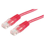 Value 21.99.1581 RJ45 Network cable CAT 6 U/UTP Red 10m
