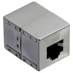 Value 21.99.3002 RJ45 connector Adapter CAT 6 Silver Patch Cable Adapters nan