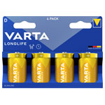Varta 4120101424 Longlife D Battery Alkali-manganese 1.5 V Non-Rechargeable