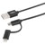 Ansmann 1700-0082 Cable USB 2in1 Lightning-120