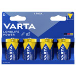 Varta 4920121424 Longlife Power D battery Alkali-manganese 1.5 V 4 pcs