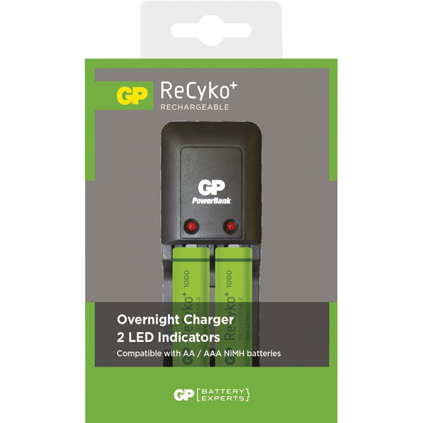 GP GPRHOPB33158 PowerBank Charger PB330 with 2 ReCyko+ 1000 AA | Rapid ...