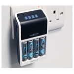 Ansmann 1001-0094-44-01 Comfort Plus UK Battery Charger with 4 x AA 2100mAh