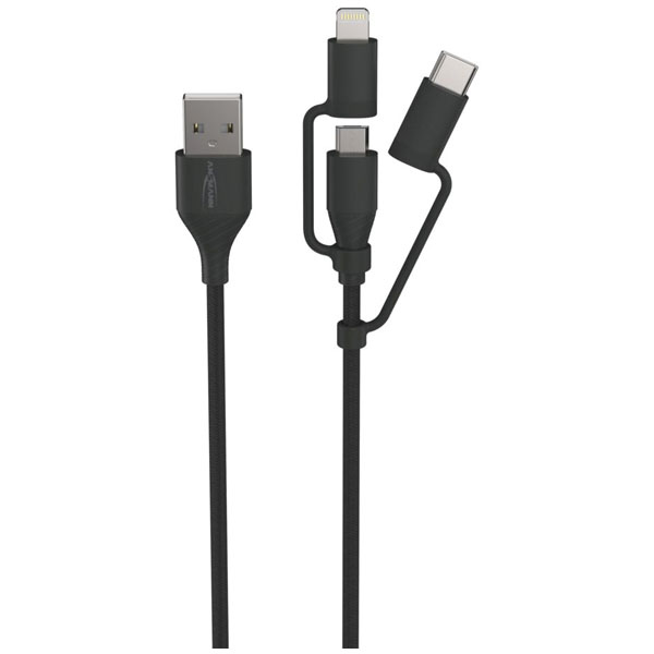  1700-0136 Cable USB to 3-in-1 120cm