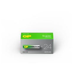 GP GPPCA24AS576 GP Super Alkaline AAA 24's Paper box