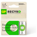 GP GPRHC30CC002 GP Recyko NiMH 3000mAh C 2's paper box