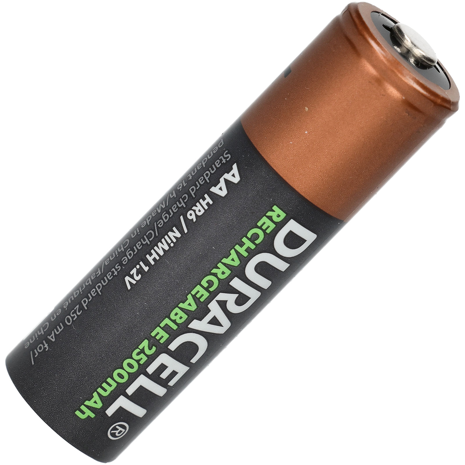 DURACELL NiMH 1.2V AA Rechargeable Battery, 2-pack 