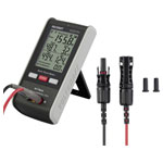 VOLTCRAFT VC-16003655 VC121 Solar panel meter displays voltage and power