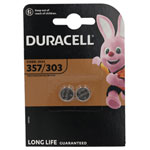 Duracell 5000394013858 D357B2 Silver Oxide 1.5V Battery (Pack of 2)