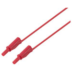 VOLTCRAFT VC-16832960 Test lead Red 4mm 2m CAT IV 600V 32A 2.5mm²