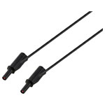 VOLTCRAFT VC-16832965 Test lead 4mm 2m Black 2.5mm² CAT IV 600V 32A