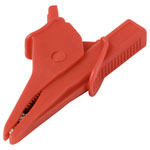 VOLTCRAFT VC-17155600 Alligator clip 4 mm jack CAT IV 600 V Red