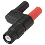 VOLTCRAFT VC-17155645 MSC-110 Adapter BNC plug to 4mm socket Black Insulated