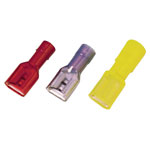 Weidmüller 1491870000 Blade receptacle red 2.8 mm 0.8 mm insulated 100 pcs