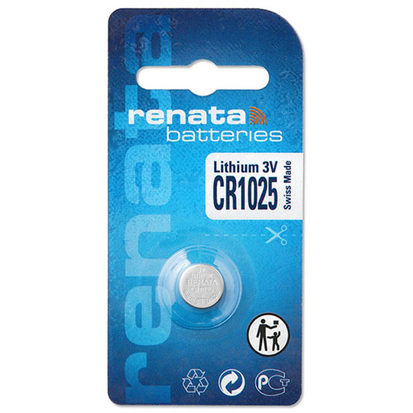  Renata CR1025 Batteries - 3V Lithium Coin Cell 1025