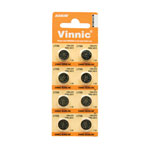 Vinnic Alkaline Cell L1154-C10 Pack x10