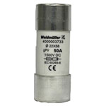 Weidmüller 4000003733 FUSE WSFL 22X58 50A 1K5V GPV Micro fuse Pack of 10