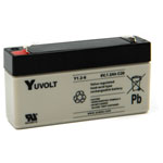 Yuasa Yuvolt Yucel Y1.2-6 Valve Regulated Lead Acid SLA Battery 6V 1.2Ah